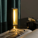 Axyaa Concrete Stone Table Lamp Touch Dimming LED Desk Light, Industrial Warm White Gray
