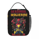 Axyaa Deadpool & Wolverine Insulated Lunch Bag - Reusable Thermal Cooler