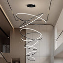 Axyaa Hall & Dining Room Staircase Chandelier - Indoor Ceiling Light Fixtures - Ele