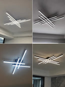 Axya LED Chandelier: Stylish Modern Lighting for Living, Dining, Bedroom, Kitchen, Hallways