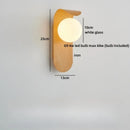 Axyaa Glass Ball LED Wall Lamps - Bedroom Staircase Mirror Light