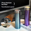Axyaa Titanium Insulated Cup for Hot/Cold Drinks - Portable Tea/Coffee Water Cup