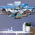 Axyaa Nature Mount Fitz Roy Patagonia Wall Art Poster Set