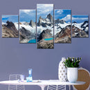 Axyaa Nature Mount Fitz Roy Patagonia Wall Art Poster Set