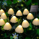 Axyaa Solar Mushroom Lights: Outdoor Waterproof Decor for Lawn, Garden, Patio, Holiday
