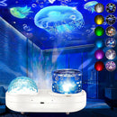 Axyaa Jellyfish Ocean Night Light Projector with 6 Films & Timer