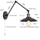 Axyaa Industrial Rustic LED Wall Sconce Lamp for Hallway and Bedroom