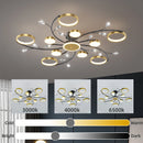 Axyaa Nordic LED Ceiling Chandelier for Modern Home Decor