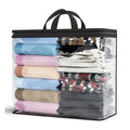 Axyaa Clear PVC Storage Bag: Waterproof Organizer for Clothes, Toys, Quilts, Blankets & More