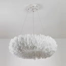 Axyaa Nordic Feather Chandelier Pendant Lamp for Bedroom Kitchen Dining Room