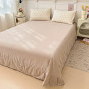 Axyaa Modern Minimalist Duvet Cover Bedding Sets, All Season Comfort, Solid Color