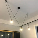 Axyaa Modern Nordic Line Pendant Chandelier for Home Living Dining Bar Lighting