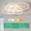 Axyaa LED Ceiling Light Chandelier for Home Decor - Round Living Room, Bedroom, Study Lighting