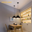 Axyaa Industrial Pendant Chandelier Modern Hanging LED Ceiling Lamp for Living Room