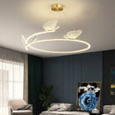 Axyaa Modern Butterfly Chandelier LED Pendant Light for Minimalist Living Room