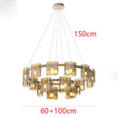 Axyaa Modern LED Pendant Light Chandeliers for Living Room Indoor Lighting