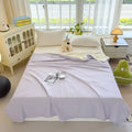 Axyaa Silk Summer Cool Quilt - Machine Washable & Thin Cover Quilt