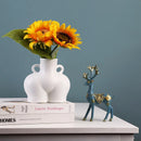 Axya Nordic Ceramic Vase for Home Decor, Living Room & Bedroom Accents