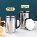 Axyaa Stainless Steel Thermal Coffee Mug with Handle and Lid