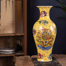 Axyaa Large Ceramic Vase for Home Decor and Flower Arrangement