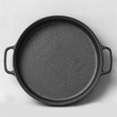 Axya Cast Iron Wok Pan Non-Stick Cookware Thickened Manual Pot