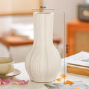 Axyaa Gold Ceramic Vases with Water-based Rose Arrangements, Elegant Décor for Dining & Living Rooms