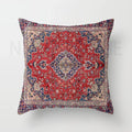 Axyaa Red Moroccan Short Plush Ethnic Style Cushion Cover for Home Decoration