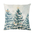 Merry Christmas Pillow Cover Set with Festive Prints - Axyaa