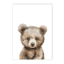 Teddy Bear Nursery Wall Art Print Canvas Painting Kids Room Decor Axyaa