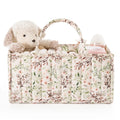 Axyaa Floral Print Diaper Organizer Bag with Handle - Large Capacity, Folding, Travel-friendly