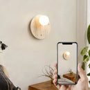 Axyaa Travertine Wall Lamp: Modern, Simple, Warm for Living Room, Bedroom, Study