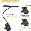 Axyaa Dual Head Book Light: Touch Control, Stepless Dimming, Eye-Friendly Reading Lamp