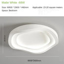 Axyaa Nordic White LED Ceiling Lamps Modern Minimalist Home Decor Lighting Fixtures