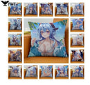 Axyaa Gan Rain Anime Cushion Cover for Stylish Home Decor