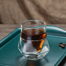 Axya Double Walled Glass Espresso Coffee Cup Teacup Brandy Wine Mug