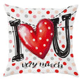 Axyaa Love Balloon Pattern Pillowcase - Romantic Home Room Decor & Gift