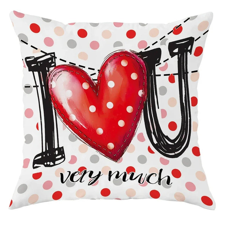 Axyaa Love Balloon Pattern Pillowcase - Romantic Home Room Decor & Gift