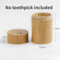 Axyaa Bamboo Toothpick Box: Creative & Disposable Restaurant Holder