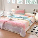 Axyaa Cooling Comforter Set with Latex Bed Mat - Lightweight & Breathable Quilt