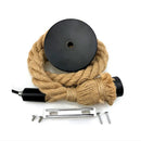 Axyaa Industrial LED Pendant Lamp in Retro Hemp Rope Style for Home Decor