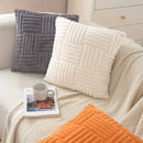 Axyaa Striped Knit Throw Pillow Covers 18x18Inch for Living Room Decor