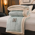 Axyaa Flannel Coral Fleece Blanket - Multi-Functional & Thickened Comforter