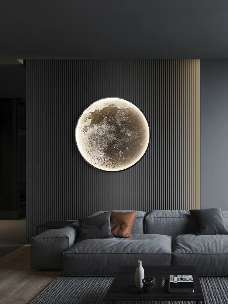 Nordic Moon Wall Light by Axyaa - Modern Living Room Bedroom Decorative Lamp