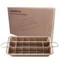 Axyaa Non-Stick Square Lattice Brownie Pan for Baking Delicious Desserts