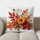 Axyaa Autumn Harvest Fruit & Wheat Pillow Cover for Sofa Bedroom Car