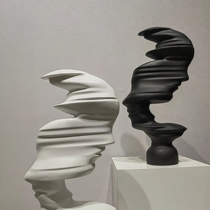 Axya Nordic Decor Statues - Elegant Interior Sculptures for Home, Room, Desk