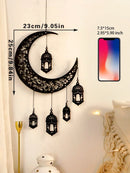 Axyaa Hollow Moon and Star Lantern: DIY Ramadan and Eid Festival Decor, Islamic Gift