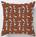 Axyaa Yoga Panda & Avocado Cartoon Animal Throw Pillow Bundle