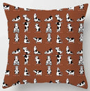 Axyaa Yoga Panda & Avocado Cartoon Animal Throw Pillow Bundle