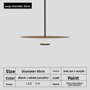 Axyaa Iron Flying Saucer Chandelier: Nordic Minimalist Design for Office, Bar, Exhibition Hall